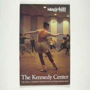 Kennedy Center Stagebill 1989 Joffrey Ballet Gerald Arpino Penelope Curry Miner